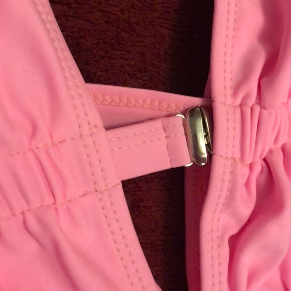 Ruched Plunging One Piece Swimsuit - Picture 5 of 6